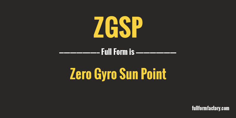 zgsp-full-form