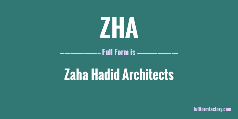 zha-full-form