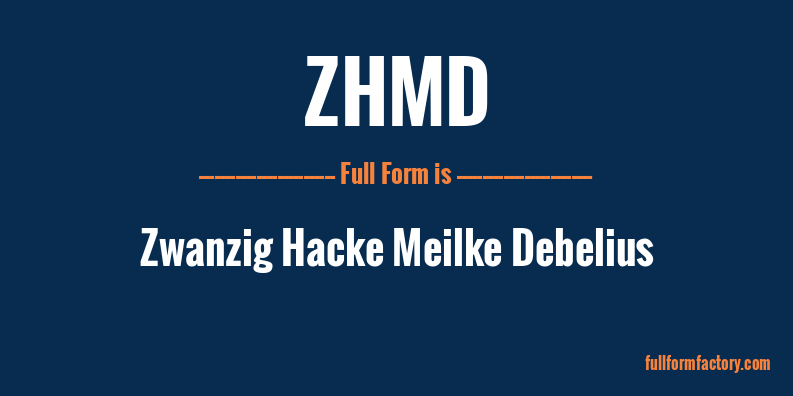 zhmd-full-form