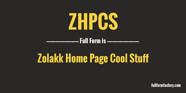 zhpcs-full-form