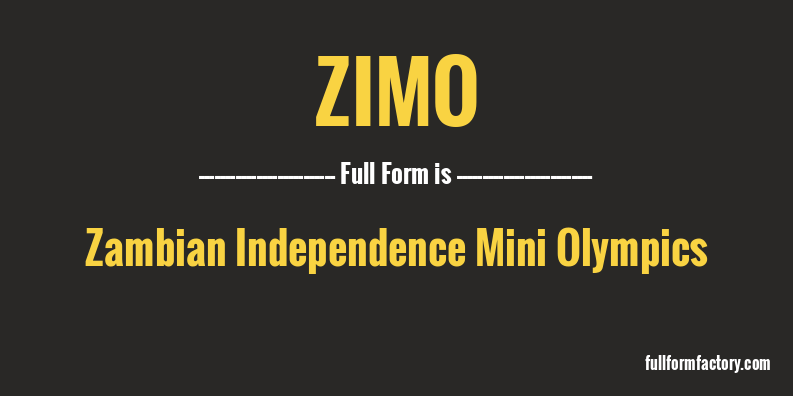 zimo-full-form