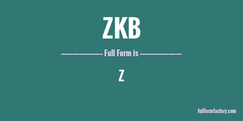 zkb-full-form