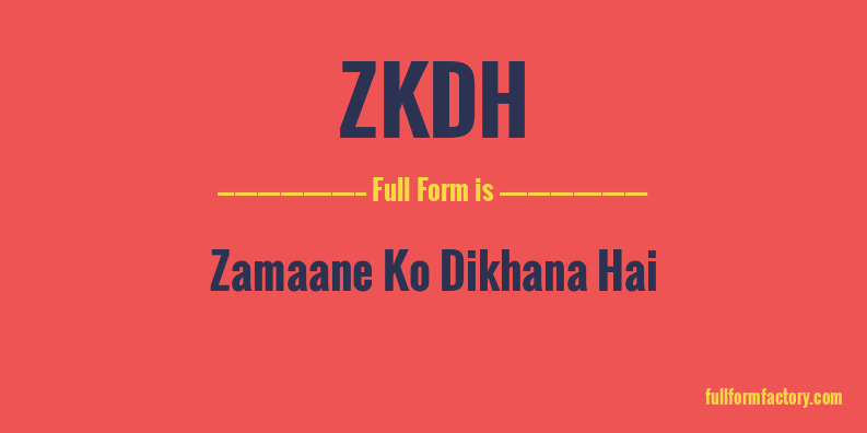 zkdh-full-form