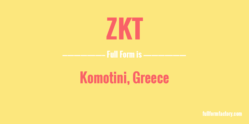 zkt-full-form