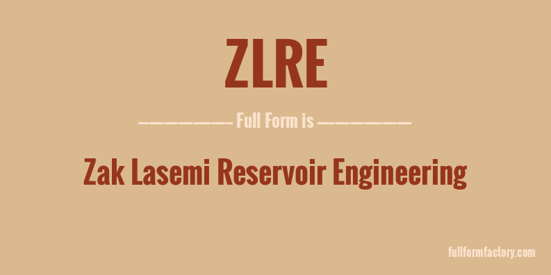 zlre-full-form