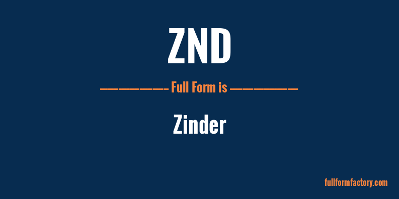 znd-full-form