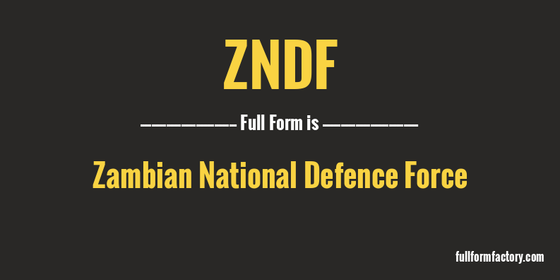 zndf-full-form