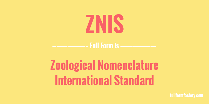 znis-full-form