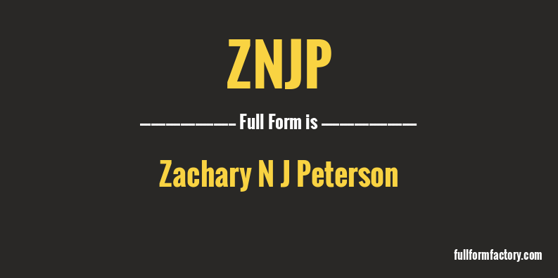 znjp-full-form