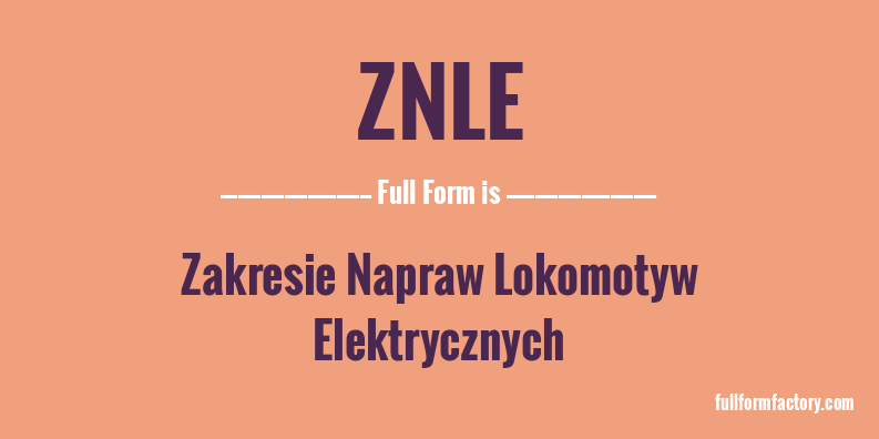 znle-full-form