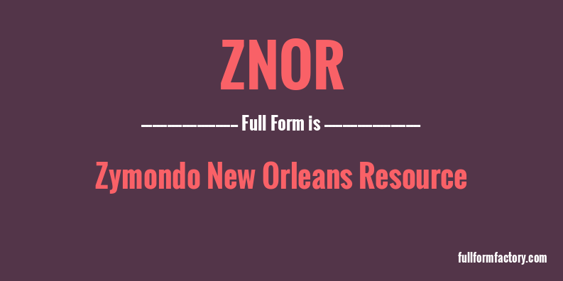 znor-full-form