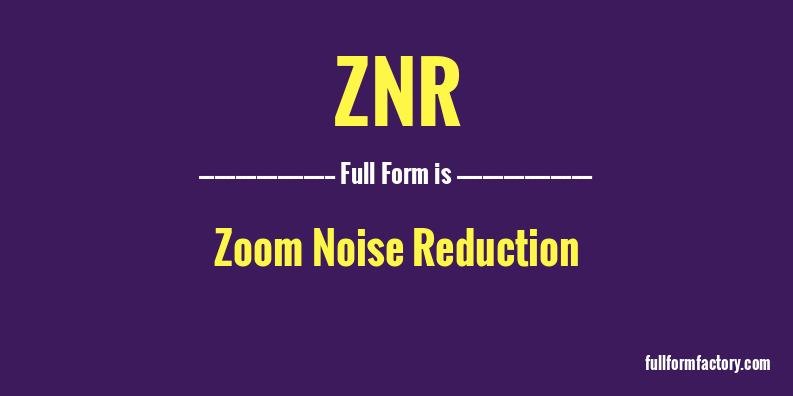 znr-full-form