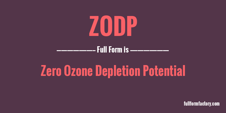 zodp-full-form