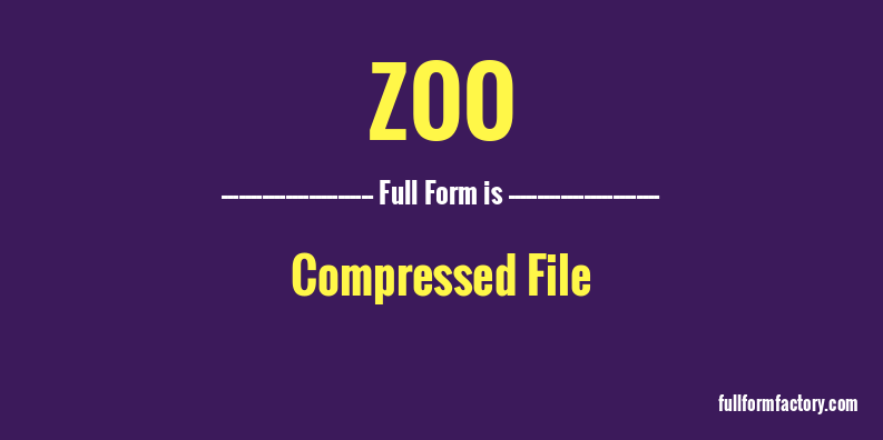 zoo-full-form
