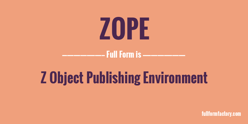 zope-full-form