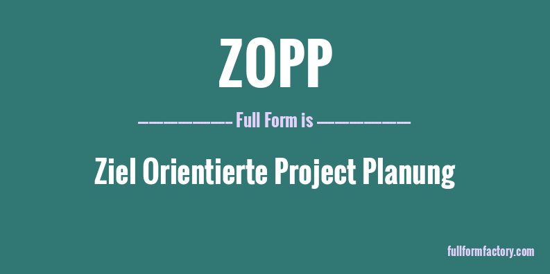 zopp-full-form
