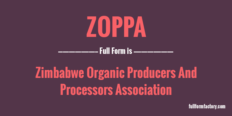zoppa-full-form