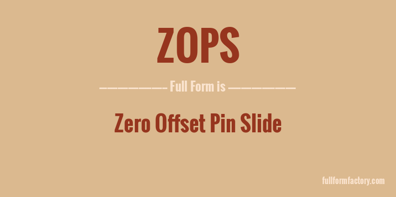 zops-full-form