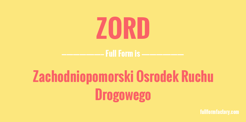 zord-full-form