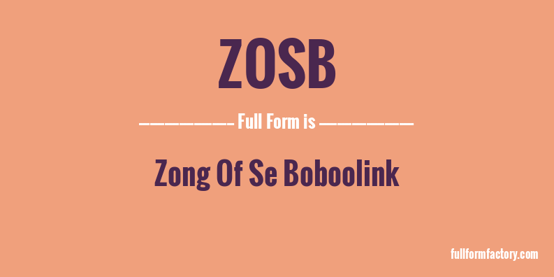 zosb-full-form