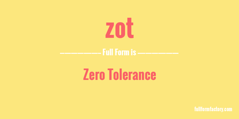 zot-full-form