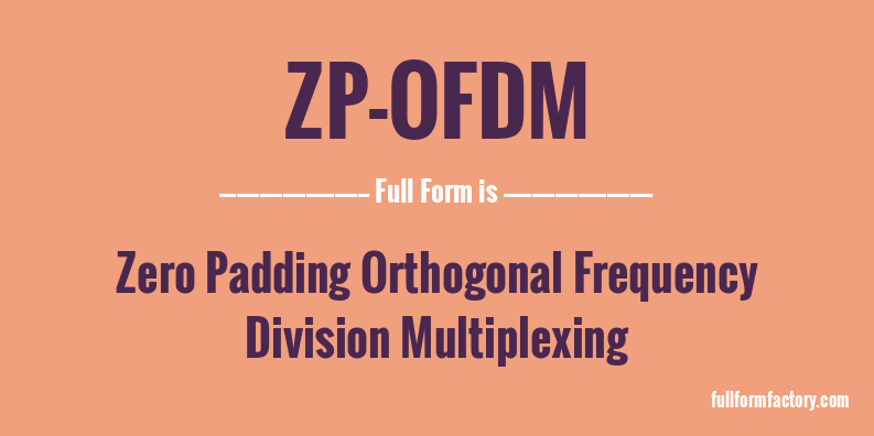 zp-ofdm-full-form