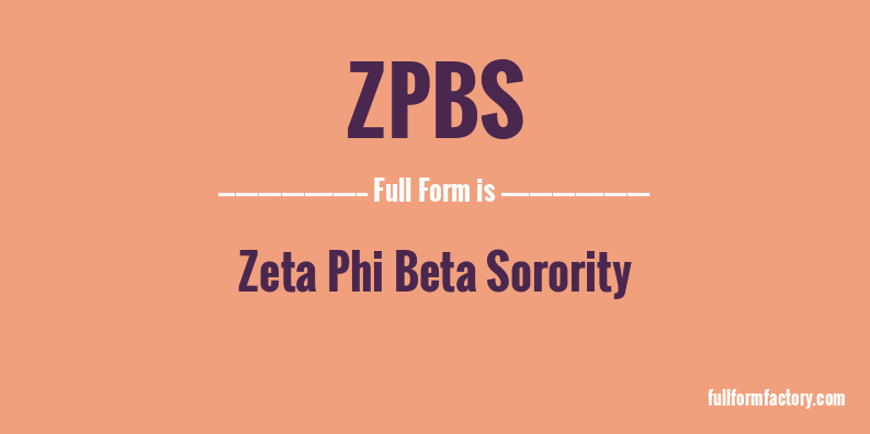 zpbs-full-form