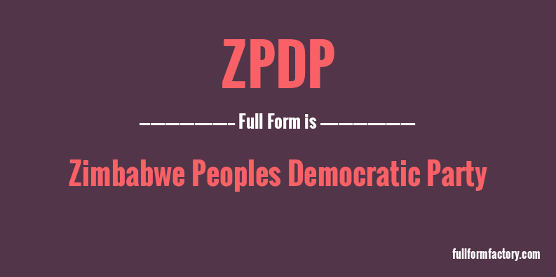 zpdp-full-form