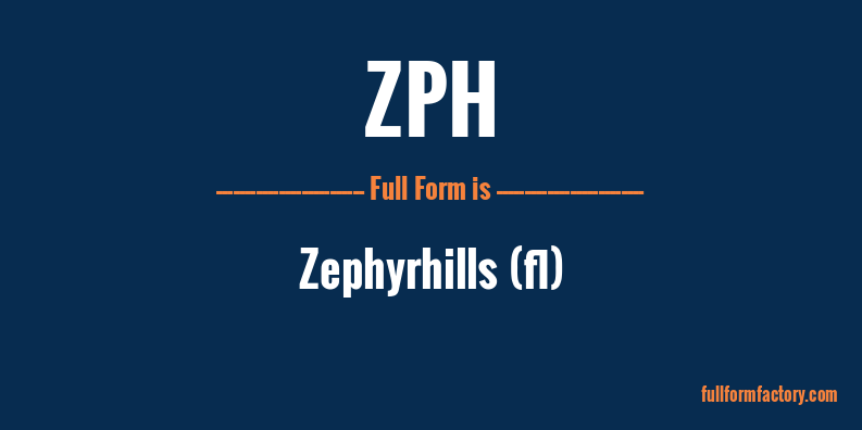 zph-full-form