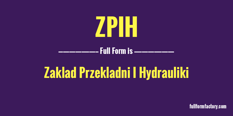zpih-full-form