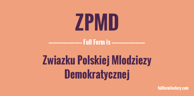 zpmd-full-form
