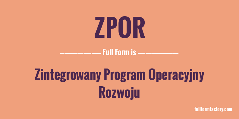 zpor-full-form