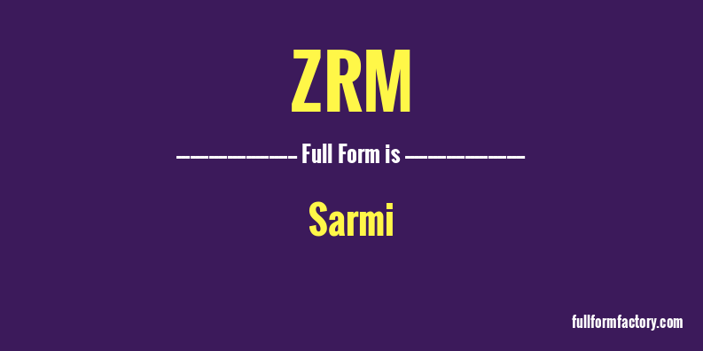 zrm-full-form
