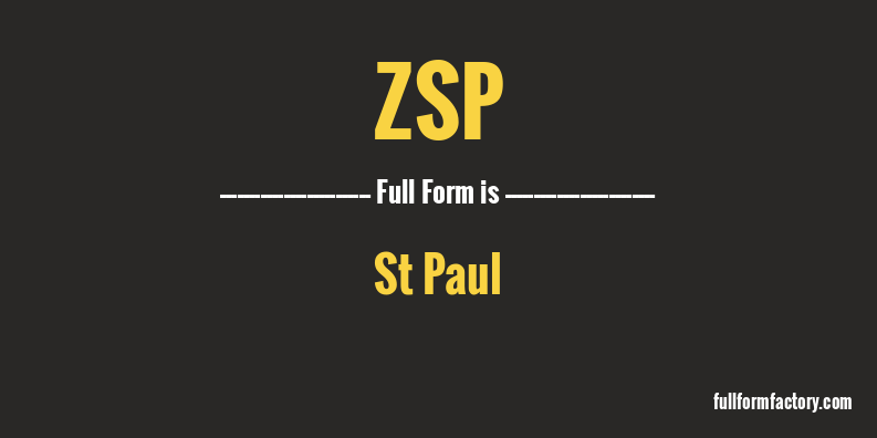 zsp-full-form
