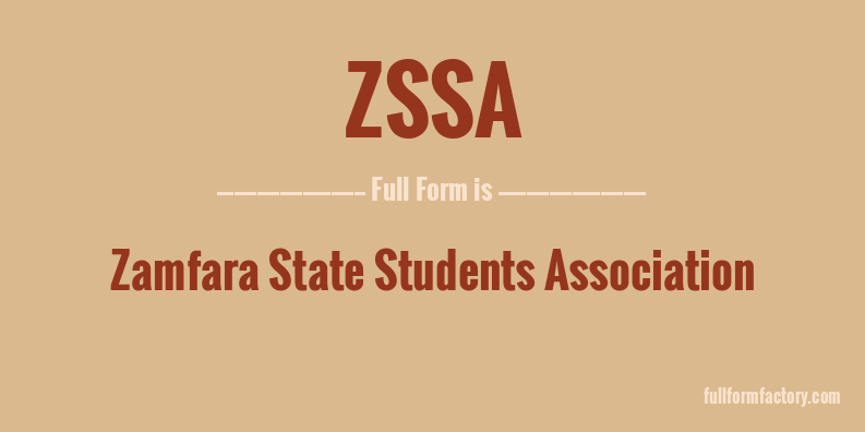 zssa-full-form