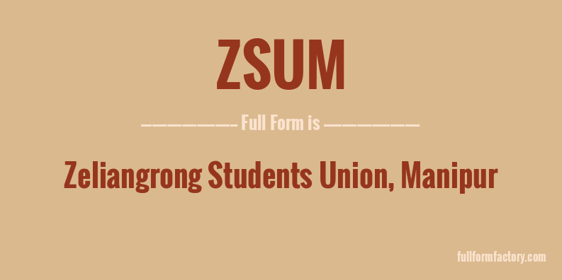 zsum-full-form