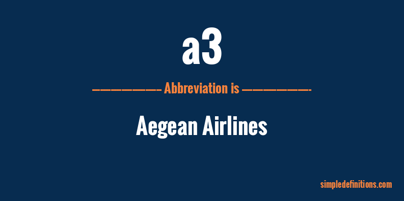 a3-abbreviation