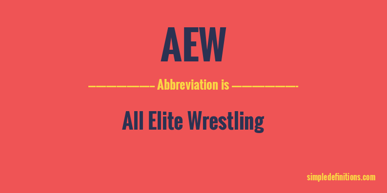 what-does-aew-mean-simpledefinitions