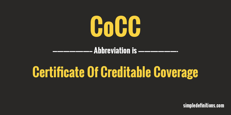 cocc-abbreviation