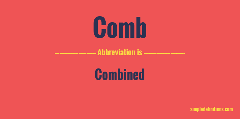 comb-abbreviation