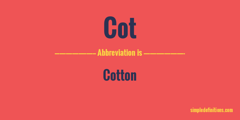 cot-abbreviation