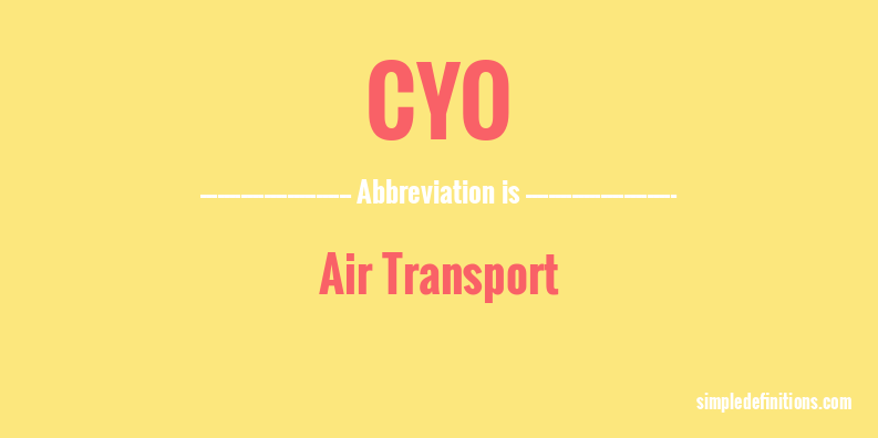 cyo-abbreviation