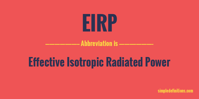eirp-abbreviation
