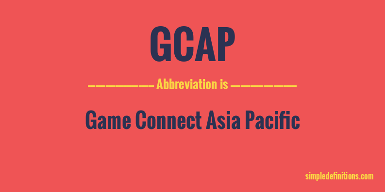 gcap-abbreviation