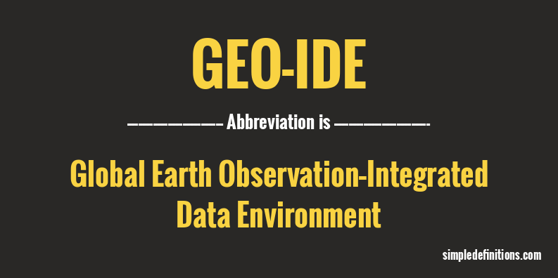 what-does-geo-ide-mean-simpledefinitions