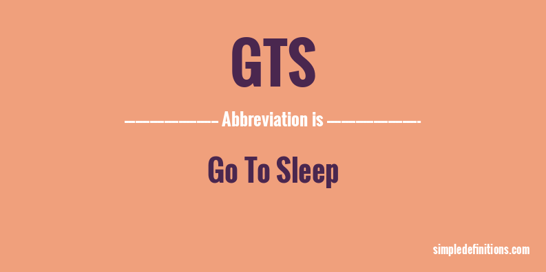 gts-abbreviation