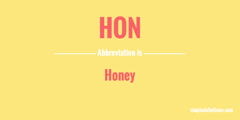 hon-simpledefinitions