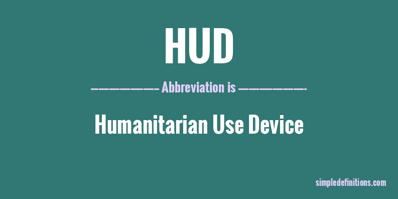 what-does-hud-mean-simpledefinitions