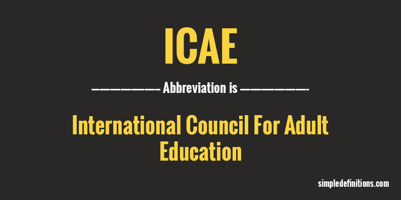 icae-abbreviation