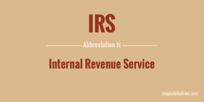 what-does-irs-mean-simpledefinitions